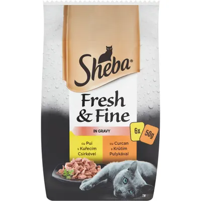 Sheba Minipouch Selectii De Pasare 6 X 50 g