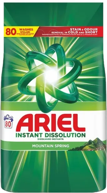 Detergent Ariel - Mountain Spring, 80 spălătorie