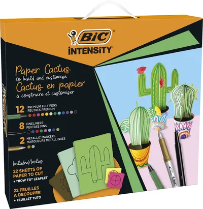 Set de colorat BIC Intensity - Cactus