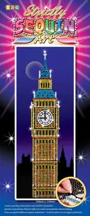 Set creativ KSG Crafts Sequin Art - Arta cu paiete, Big Ben