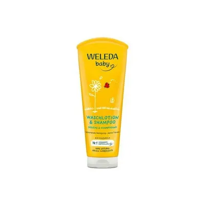 Sampon si gel de dus cu galbenele pentru bebelusi 200ml Weleda