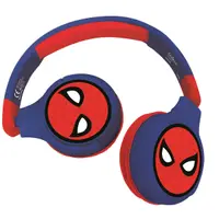 Casti pliabile cu fir si bluetooth, Lexibook, Spiderman