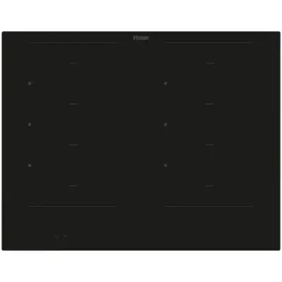 Plita incorporabila Haier ID Series 4 HA2MTB58IRB1S, Inductie, 4 zone, Cconectivitate WiFi/ hOn app, Cook with me, VaryCook, slider Touch Control, Flexy Zone, 65 cm (Negru)