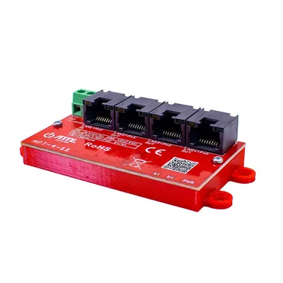 Switch PoE cu 4 porturi ATTE Power APT-4-11, 10/100 Mbps, extender