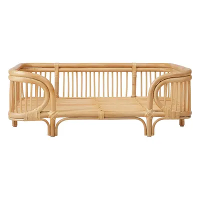 Pat pentru animale de companie în culoare naturală pentru câini din ratan 88x69 cm Otto – OYOY Living Design