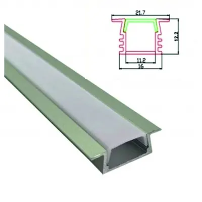 Profil Aluminiu 2m Incastrat 21.7x16/11.2mm