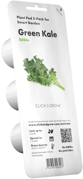 Semințe Click and Grow - Green kale, 3 rezerve