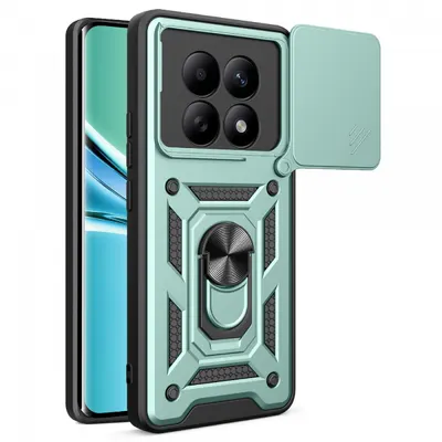 Husa pentru Xiaomi Poco M8 / Redmi Note 15 5G / Note 15 4G, Techsuit, CamShield, Verde