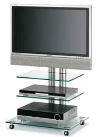 Masă pentru echipamente audio și video Spectral - Panel PL 63, argintiu