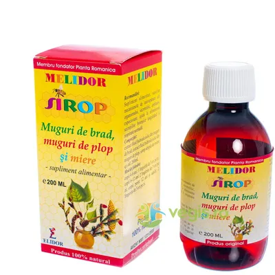 Sirop Muguri de Brad, Muguri de Plop si Miere 200ml