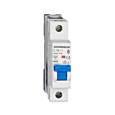 Intreruptor automat modular MCB, AMPARO 6kA, C 16A, 1-pol