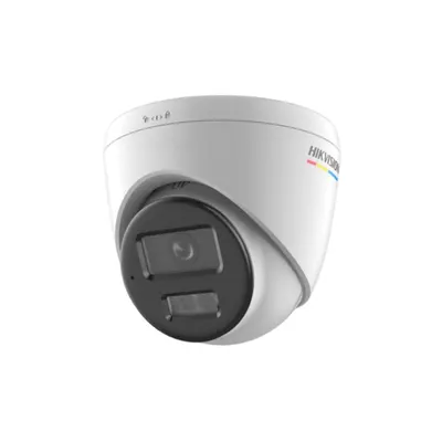 Camera supraveghere IP Dome cu iluminare duala Hikvision Value ColorVu DS-2CD1367G2H-LIU, 6 MP, 2.8 mm, Iluminare IR/Lumina alba 30 m, microfon, PoE