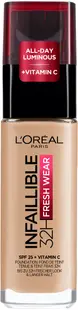 L'Oréal Fond de ten Infaillible Fresh Wear, SPF25, 145 Beige Rose, 30 ml