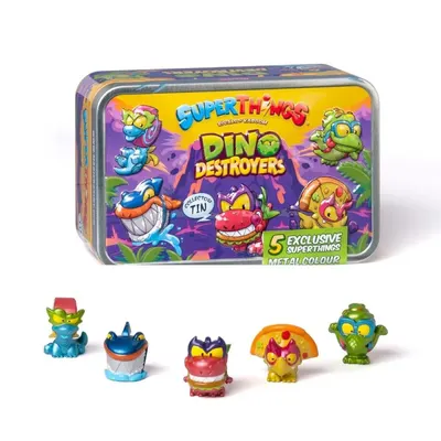 Set 5 figurine in cutie SuperThings Dino Destroyers