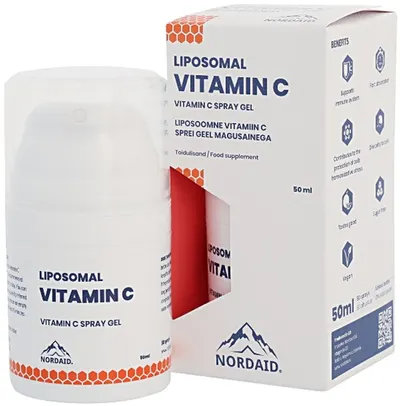 Gel spray bucal cu vitamina C lipozomală, 333,33 mg, mango, 50 ml, Nordaid