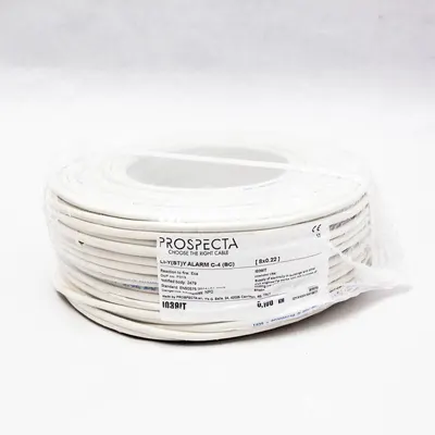 Cablu alarma 8 x 0.22 premium, cupru 100%, cod: I039IT, Li-Y(ST)Y, made in Italy, utilizare pentru sisteme de alarma, manta exte