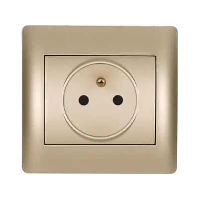 Rhyme French Type Socket Champagne Metallic