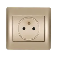 Rhyme French Type Socket Champagne Metallic
