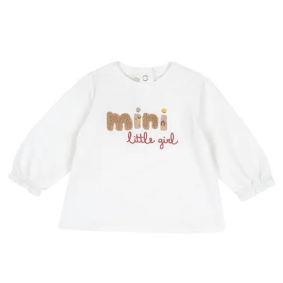 Bluza copii Chicco, alb, 00419-69MFCO
