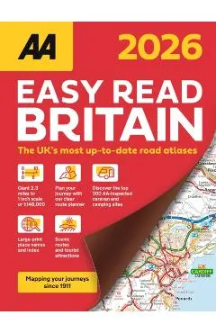AA Easy Read Britain 2026 Spiral