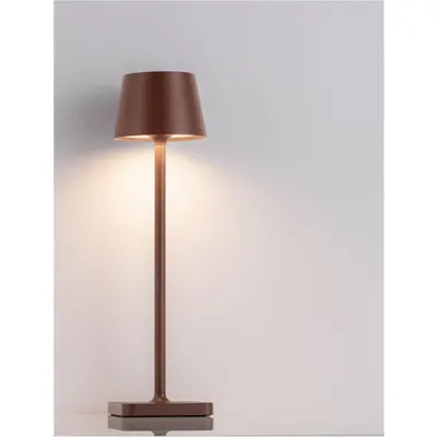Lampa podea DECK Rust Brown Aluminiu Aluminiu turnat Aluminiu & Polycarbonate Frost LED 1.50W 3.700V 121Lm 3000K IP54