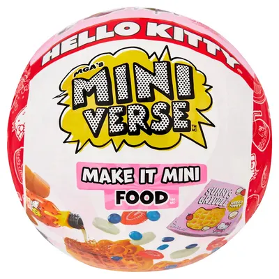 MGA Miniverse: Hello Kitty - Set pentru preparare mini mâncare