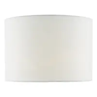 Abajur Ciara White Linen Drum Shade 33cm