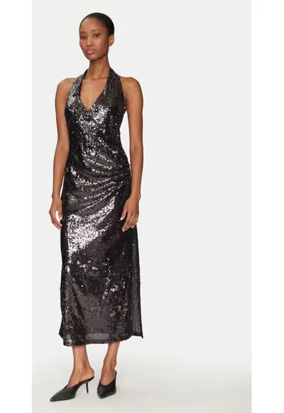 Rochie dama - 305136916 - Poliester reciclat - Negru - Negru