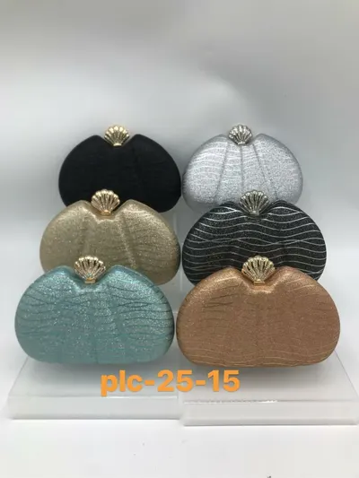 Geantă Engros de Seară Tip Clutch cu Design Texturat și Închidere Shell, PLC-25-15