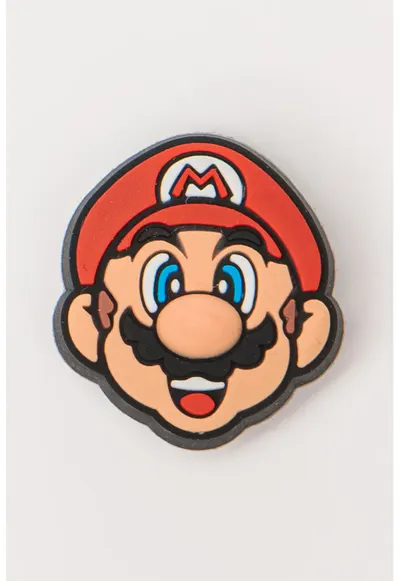 Talisman pentru saboti Jibbitz Super Mario - Rosu vermillion/Bej deschis