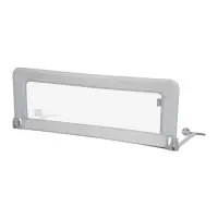 Bariera protectie pat, Lorelli Safety Night, reglabila, 127 cm, Grey
