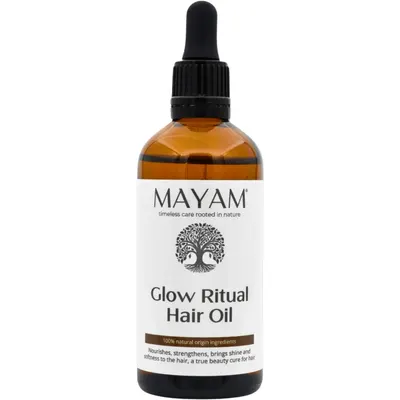 Ulei de Par Nutritiv si Revitalizant cu Ulei de Ricin, Cocos si Amla Glow Ritual 100ml