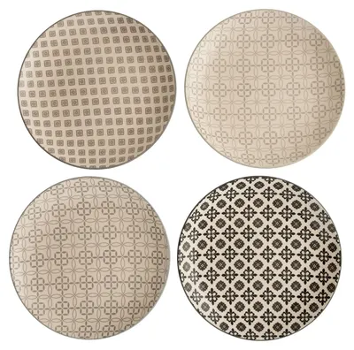 Set farfurii pentru aperitiv Hestia - Retreat, 4 bucăți, multicolor