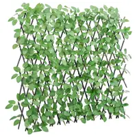 vidaXL Spalier cu iederă artificială, extensibil, verde, 180x65 cm