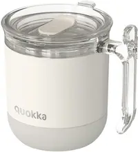 Cană termică Quokka Wave - Ivory, 260 ml