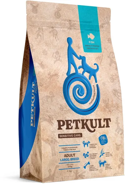 Hrana Uscata Caini, Petkult Sensitive Adult Large Peste, 3 kg