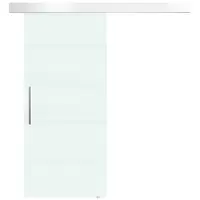 HOMCOM, usa glisanta din sticla securizata satinata, 90x205 cm | Aosom Romania