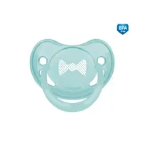 Suzetă anatomică Canpol - Pastelove, peste 18 luni, panglică albastră