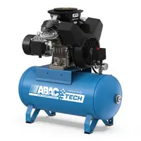 Compresor de aer, Industrial cu piston - 400V, 1.5 kW, 126 L/min, 20 bari - Rezervor 90 Litri - ABAC-ATH-2-90-20-400/3/50-DOL-CE