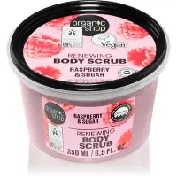 Organic Shop Raspberry & Sugar exfoliant delicat pentru corp 250 ml
