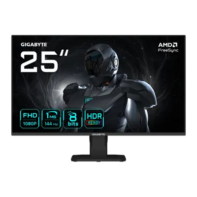 Monitor Gaming GIGABYTE GS25F14, 24.5", 1920 x 1080 pixeli, Black, 2 ani Garantie