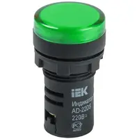 Lampa semnalizare AD22DS(LED)matrix d22mm verde110V AC/DC