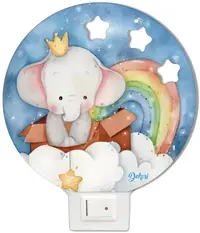 Lampa LED pentru copii Dekori - elefant