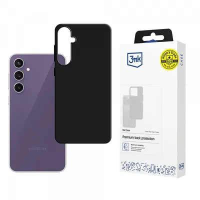 Husa pentru Samsung Galaxy S24 FE S721, 3MK, Neagra Mata