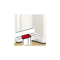 Conexiune plana 50x105/145-create a junction cu capac flexibil snap-on DLP trunking 50x105 mm-alb