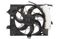 Ventilator radiator (cu carcasa) potrivit HYUNDAI I20 I, VELOSTER; KIA RIO III 1.1D-1.6 09.08-12.17