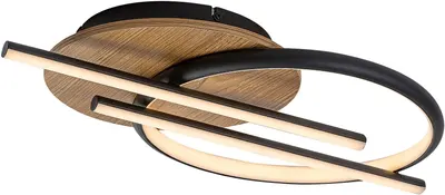 Plafoniera LED Rabalux - Arash 71404, 40W, alb-negru