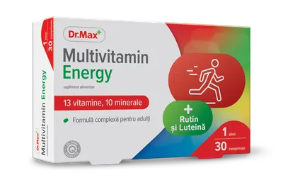 Dr. Max Multivitamin Energy, 30 comprimate
