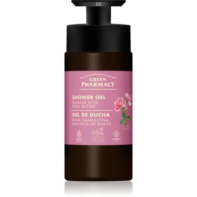 Green Pharmacy Damask Rose & Shea Butter gel de duș 739 ml