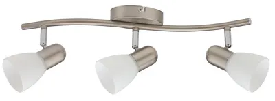 Șină spoturi Omnia - Jackie, IP20, E14, 3 x 40W, argintiu